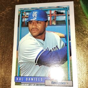 Donruss Gary Thurman 1999 #416 @1992 Topps Gold #767 Kal Daniel Card